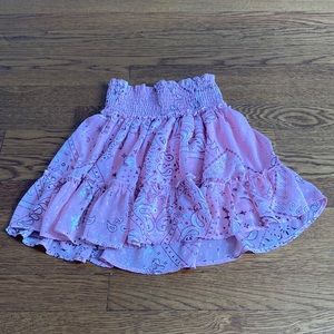 PINK BANDANA SKIRT